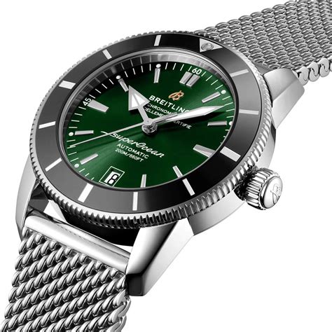 breitling superocean chronometer green|Breitling Superocean price list.